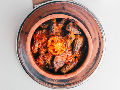 Okra With Veal Tagine