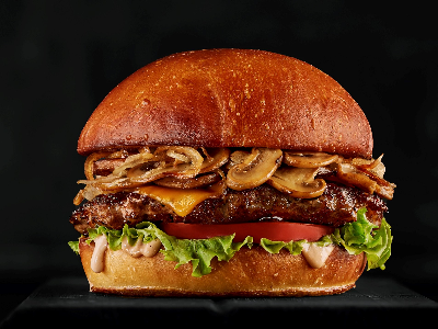 The 25 Rounds Burger Sandwich