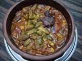 Okra With Meat Casserole
