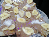 Large Nutella Chocolate With Qeshta And Nuts Pie