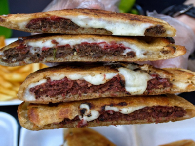 Meat With Mozzarella Cheese Hawawshi