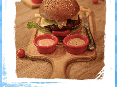 Atomic Beef Burger Sandwich