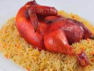 Chicken Mandi With Biryani Rice