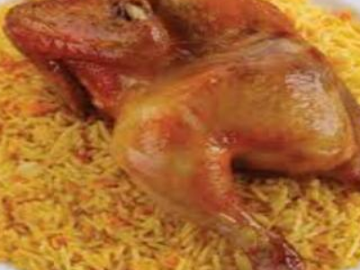 Half Chicken Mandi With Biryani Rice