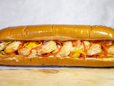 Sautéed Shrimp Sandwich