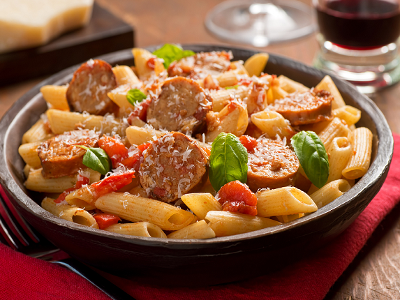 Hot Dog Pasta