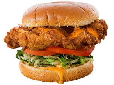 Golden Fried Chicken Sandwich