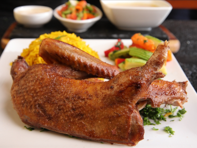Half Roasted Baladi Duck With Baladi Ghee