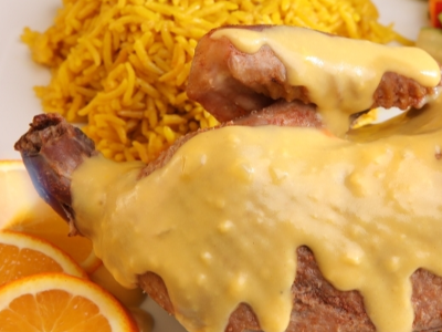 Quarter Duck Breast With Orange Sauce Meal