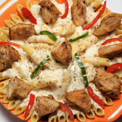 Shish Tawook Pasta Pan