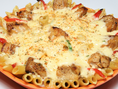 Oven Baked Shish Tawook Pasta