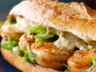 Grilled Shrimp Sandwich