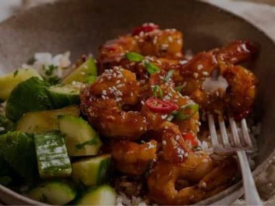 Shrimp With Sweet And Sour Sauce Meal