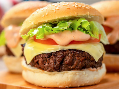 Tasty Beef Burger Sandwich