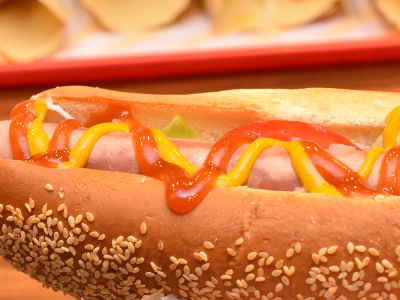 Cheese Hot Dog Sandwich
