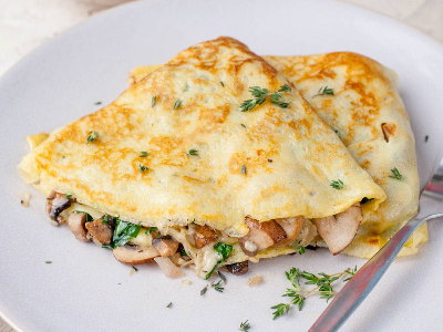 Crepe Mushroom
