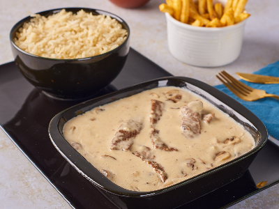 Beef With Cream And Mushrooms