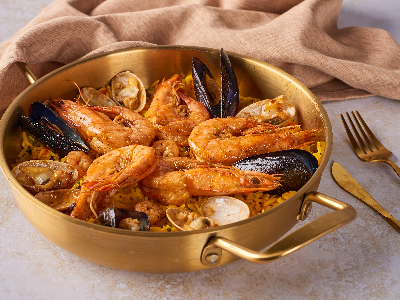 Rice With Seafood Paella
