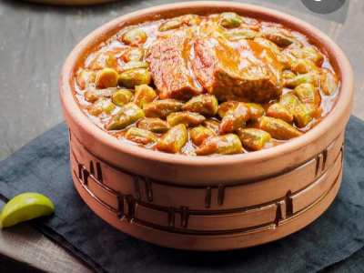 Okra With Meat Casserole