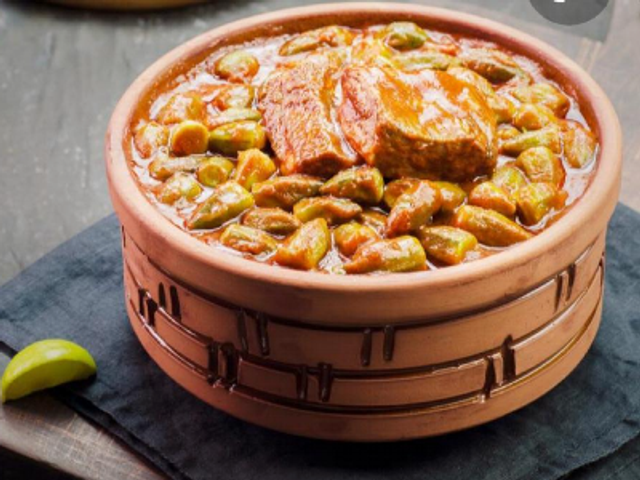 Okra With Meat Casserole