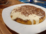 Nutella Chocolate And White Chocolate Waffle