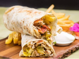 Chicken Shawermars Fries Sandwich