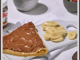 Nutella Chocolate Crepe