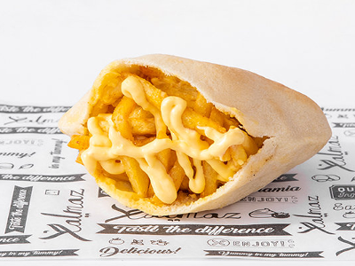French Fries With Roumi Cheese Sandwich