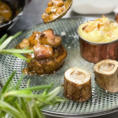 Beef Fillet With Marrow Sauce