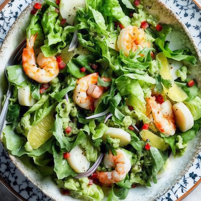 Shrimp With Avocado