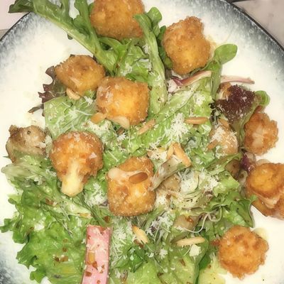 Fried Parmesan Salad