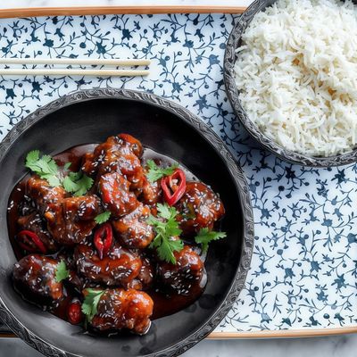 Mongolian Chicken Platter