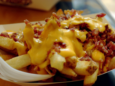 Cheesy Fries With Minced Meat