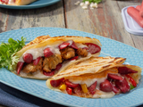 Mushroom And Sausage Crepe