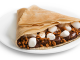 Chocolate Nutella With Marshmallow Crepe