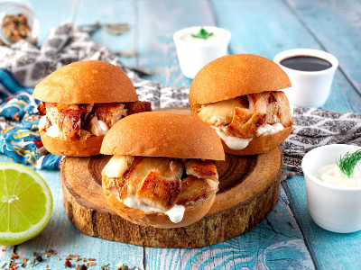 Shawerma Bun Sandwich