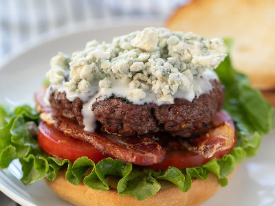 Blue Cheese Burger Sandwich