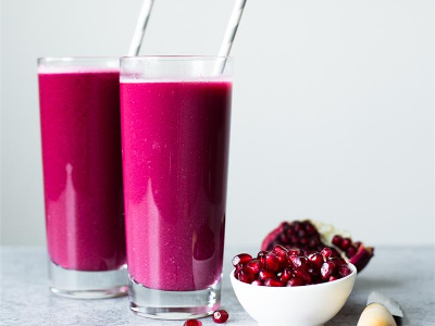 Pomegranate juice cup
