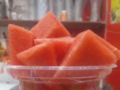 Box Of Watermelon Cubes