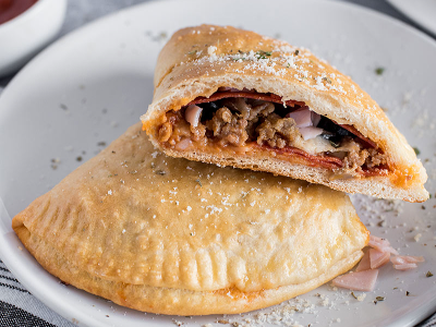 Beef Bacon Calzone