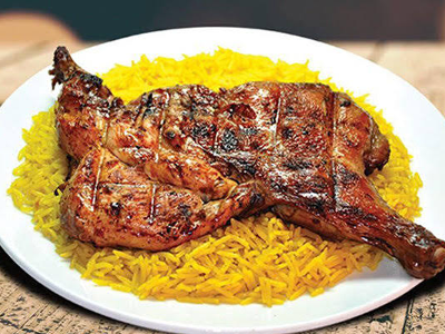Half Grilled Chicken