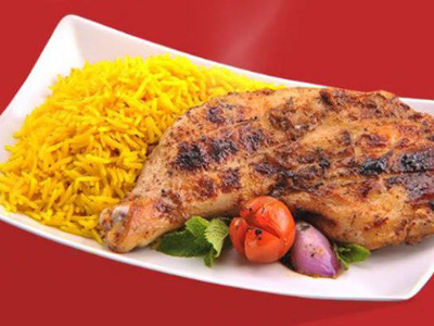 Quarter Charcoal Grilled Chicken