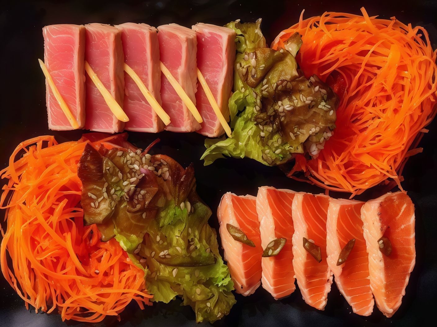 Sashimi Seared Salmon