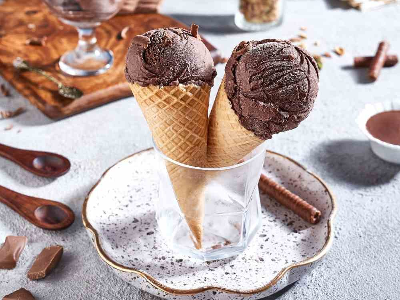Plain Chocolate Ice Cream