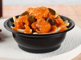 Chicken With French Fries And Buffalo Sauce