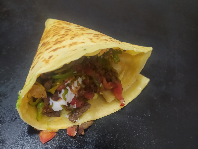 Beef Burger Crepe