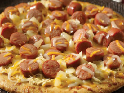 Hot Dog Pizza