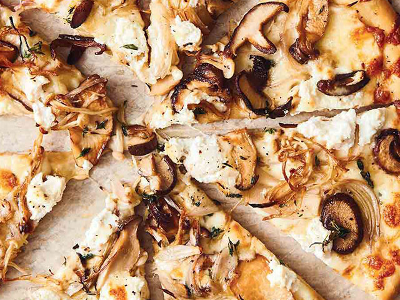 Mushroom Italian Pizza