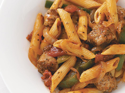 Oriental Sausage Special Pasta