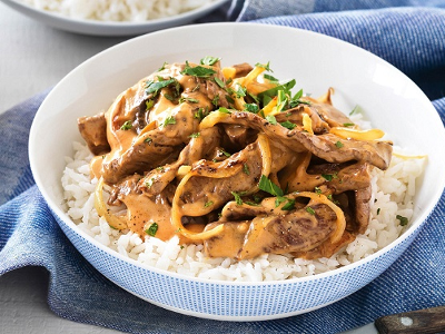 Beef Stroganoff
